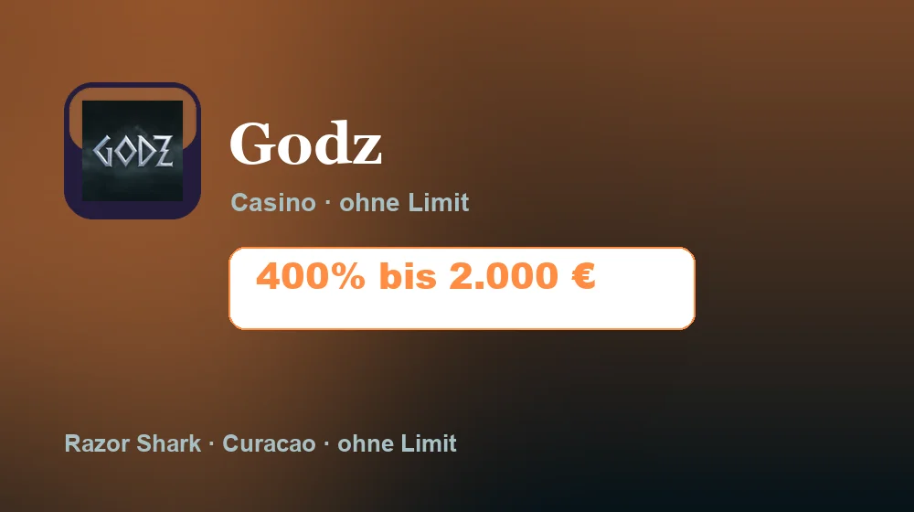 Screenshot von Godz Casino
