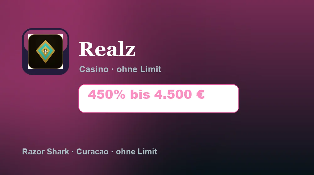 Screenshot von Realz Casino