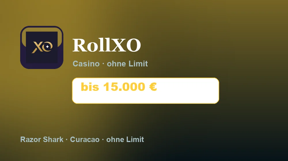 Screenshot von RollXO Casino
